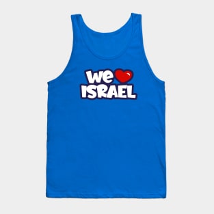 We Love Israel Tank Top